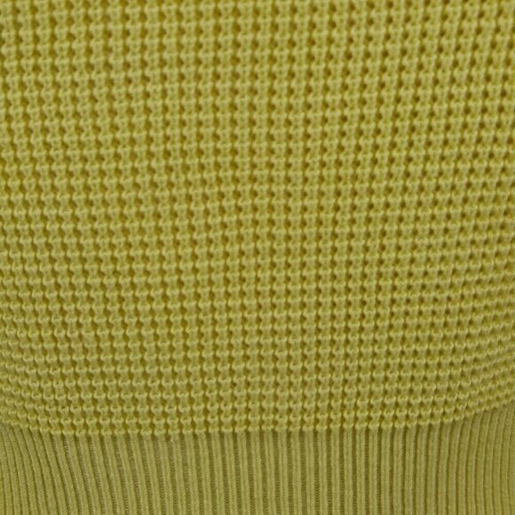 Anthropologie Knitted & Knotted Size Small Yellow Button Front Peplum Top NWOT - Picture 10 of 16